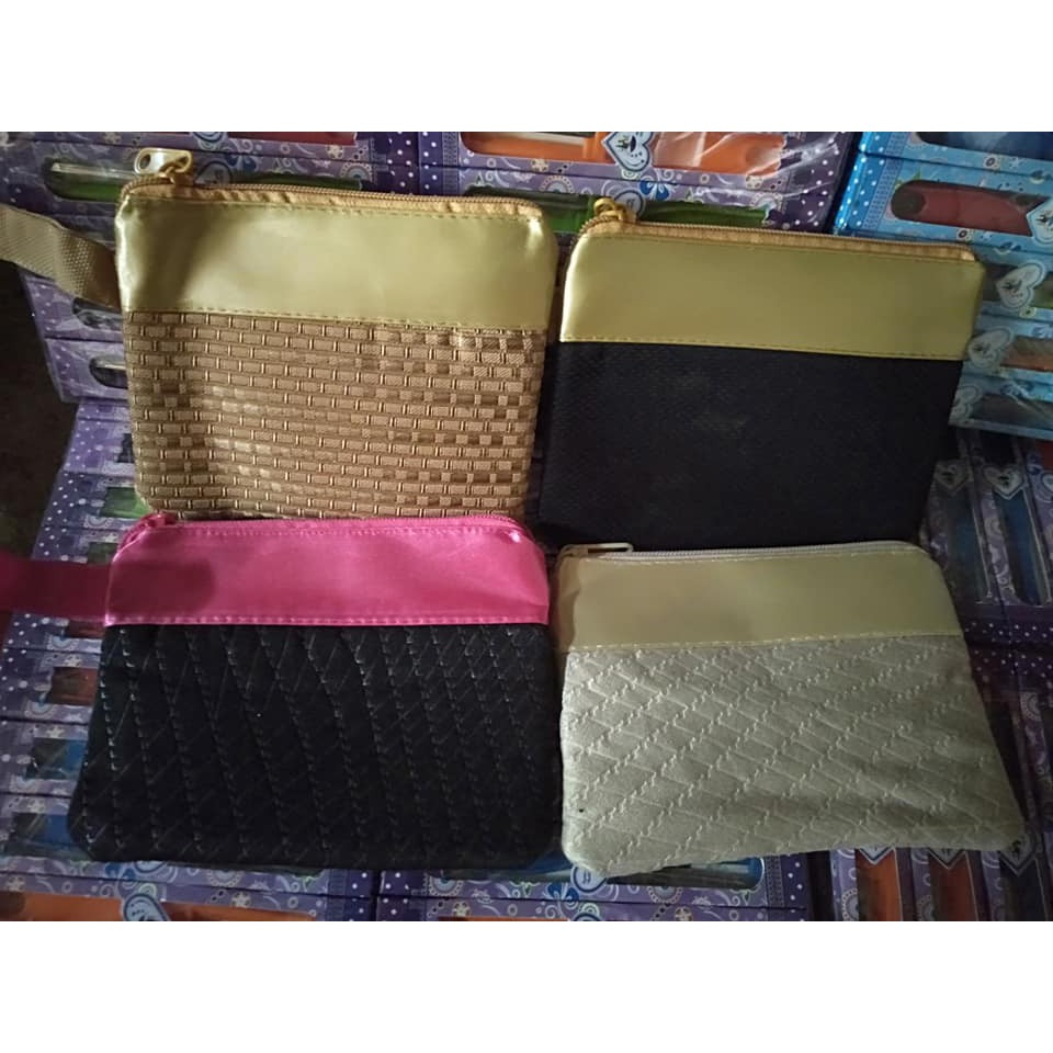 SUVENIR PERNIKAHAN DOMPET /POUCH JOK KECIL POLOS { 50 PCS }BONUS KARTU UCAPAN TERIMA KASIH