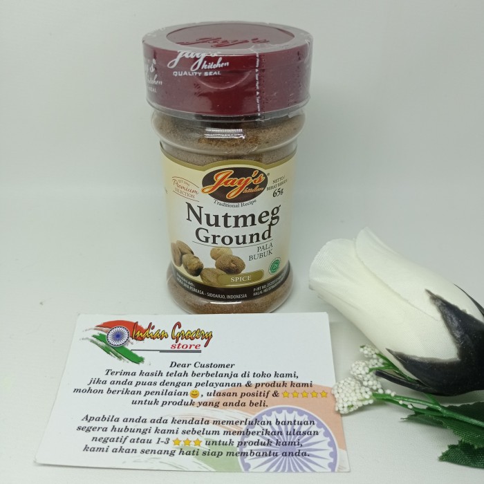 

Jays Nutmeg Powder / Bubuk Pala 65gr