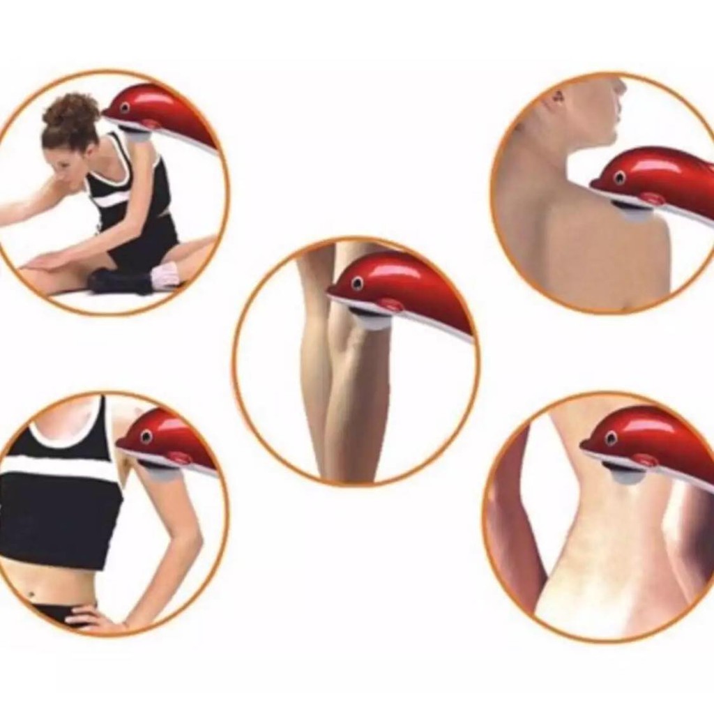 Alat Pijat Dolphin Infrared Massager B606B (4 MATA PIJAT) 1 Pcs=1 kg