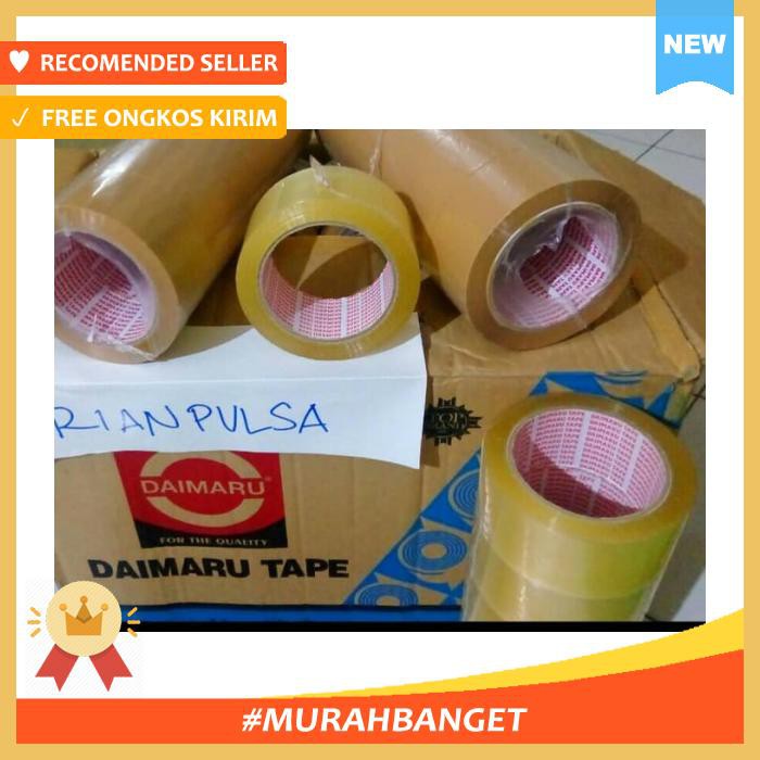 

Lakban Coklat Bening Selotip Solatip Solasiban Daimaru Doble Tape - Selotip & Double Tape