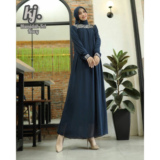 New Gamis Syari Hamidah Set