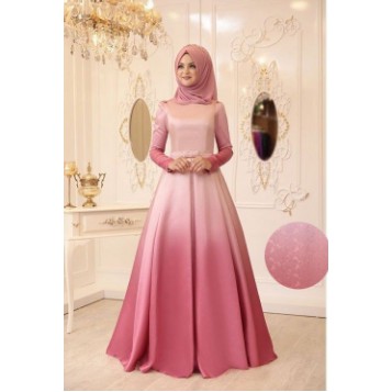GAMIS PESTA MEWAH SONYA / GAUN MUSLIMAH PESTA