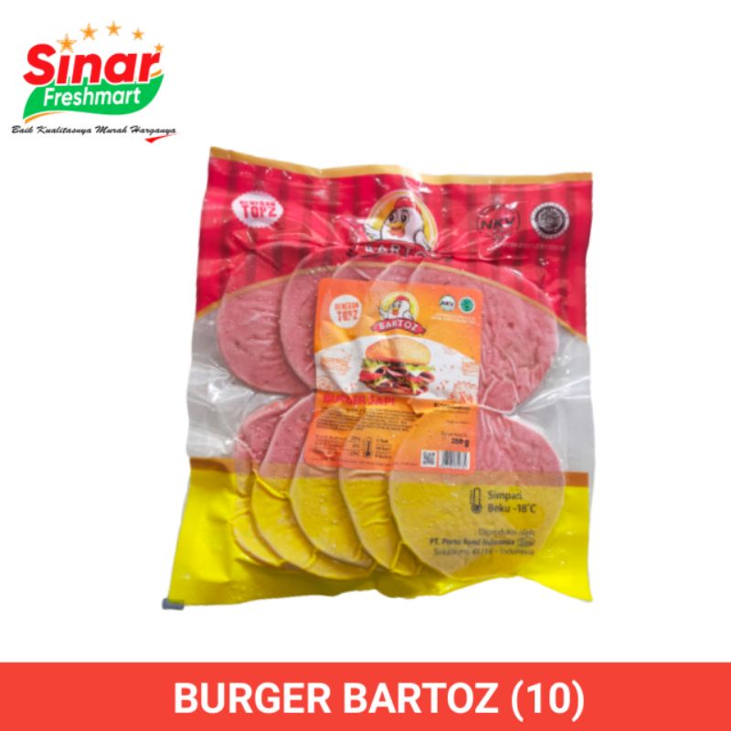 

[SINAR.FRESHMART] BARTOZ BURGER DAGING SAPI [250gr]