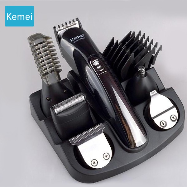 Kemei KM 600 Alat cukur rambut 6 IN 1 Multiclipper and shaver komplit