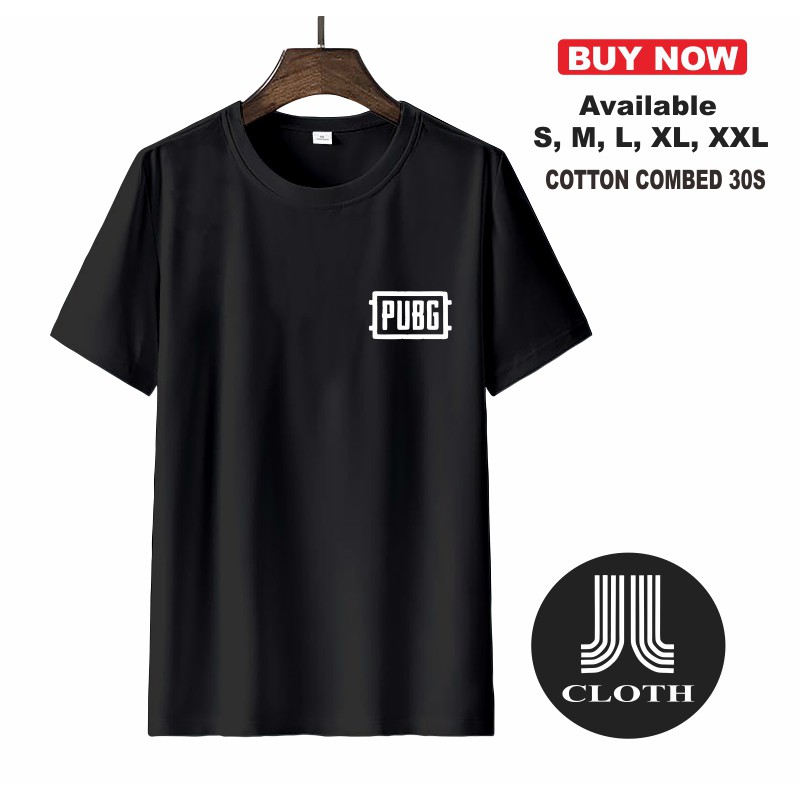 T-SHIRT BAJU KAOS DISTRO PUBG LOGO COMBED 30S MURAH