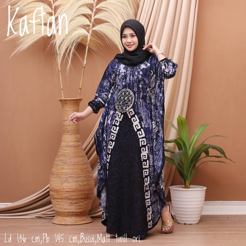 Gamis kaftan jumbo madonga kekinian