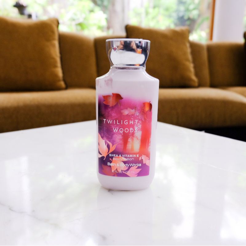 Bath and body works twilight woods body lotion