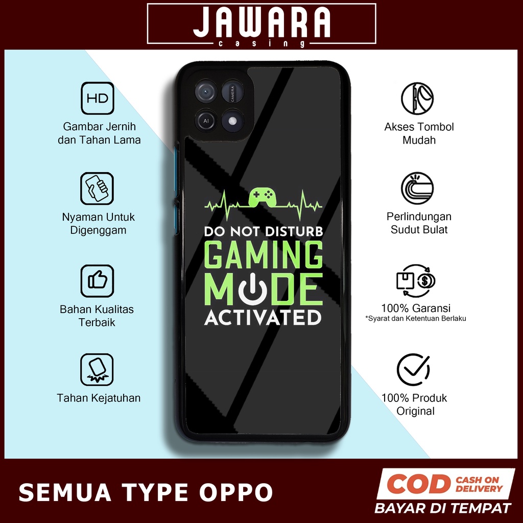 Case Oppo A16K A16E Case Hp Oppo A16K A16E Premium Glossy Jawara Casing [GAME] Casing Hp Oppo A16K A