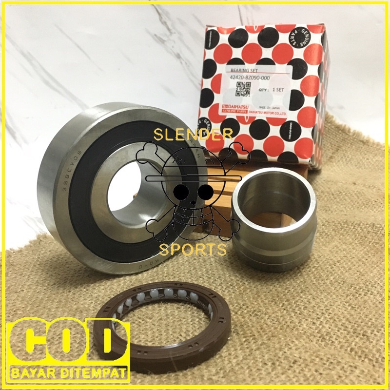 BEARING RODA BELAKANG GRAND MAX SET - LAHAR BELAKANG GRAN MAX LUXIO - BEARING GRANDMAX