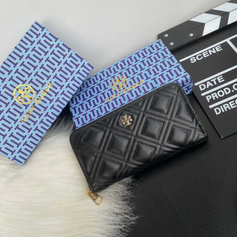 DOMPET TORY BURCH 1 ZIPPER +FREE BOX