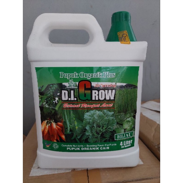 Pupuk organik DIGROW 4 LITER HIJAU DAUN