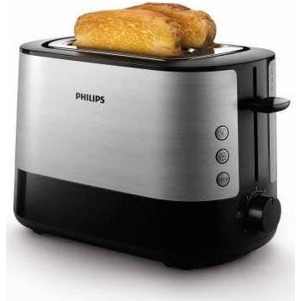 Toaster Philips HD2637/90 Viva Collection 2 Slot Hitam