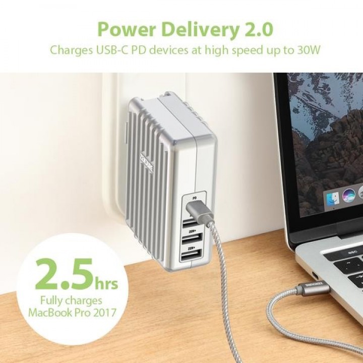 ZENDURE ZDAPD-4 - A-Series 4-Port Wall Charger with USB-C PD 30W