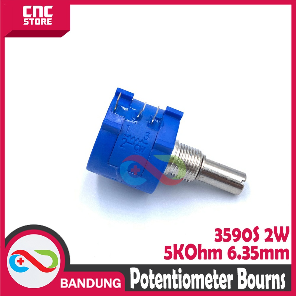 POTENTIOMETER BOURNS MULTI TURN 3590S 5K 2W POTENSIO POTENTIO