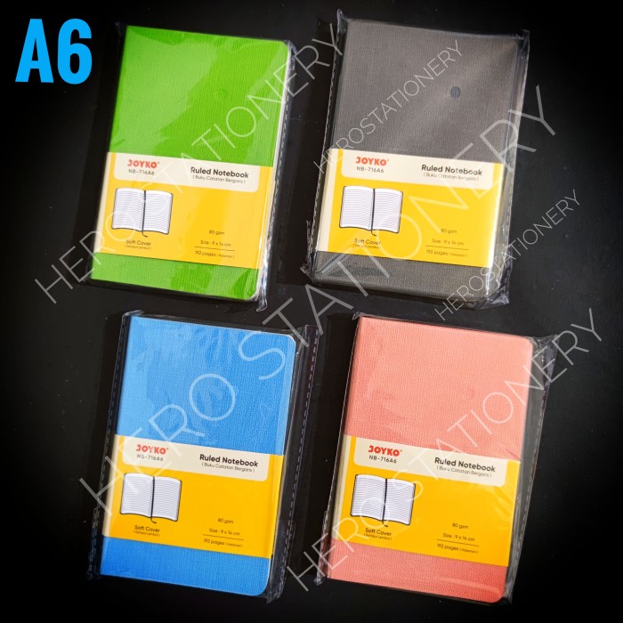 

Star Buku Diary Catatan Bergaris Ruled Notebook Joyko A6 Nb-716A6 Hemat