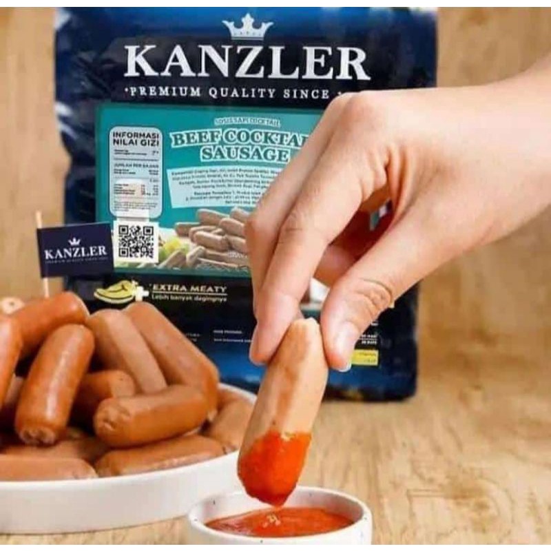 

Kanzler Beef Cocktail Sausage Sosis Sapi 500 gr
