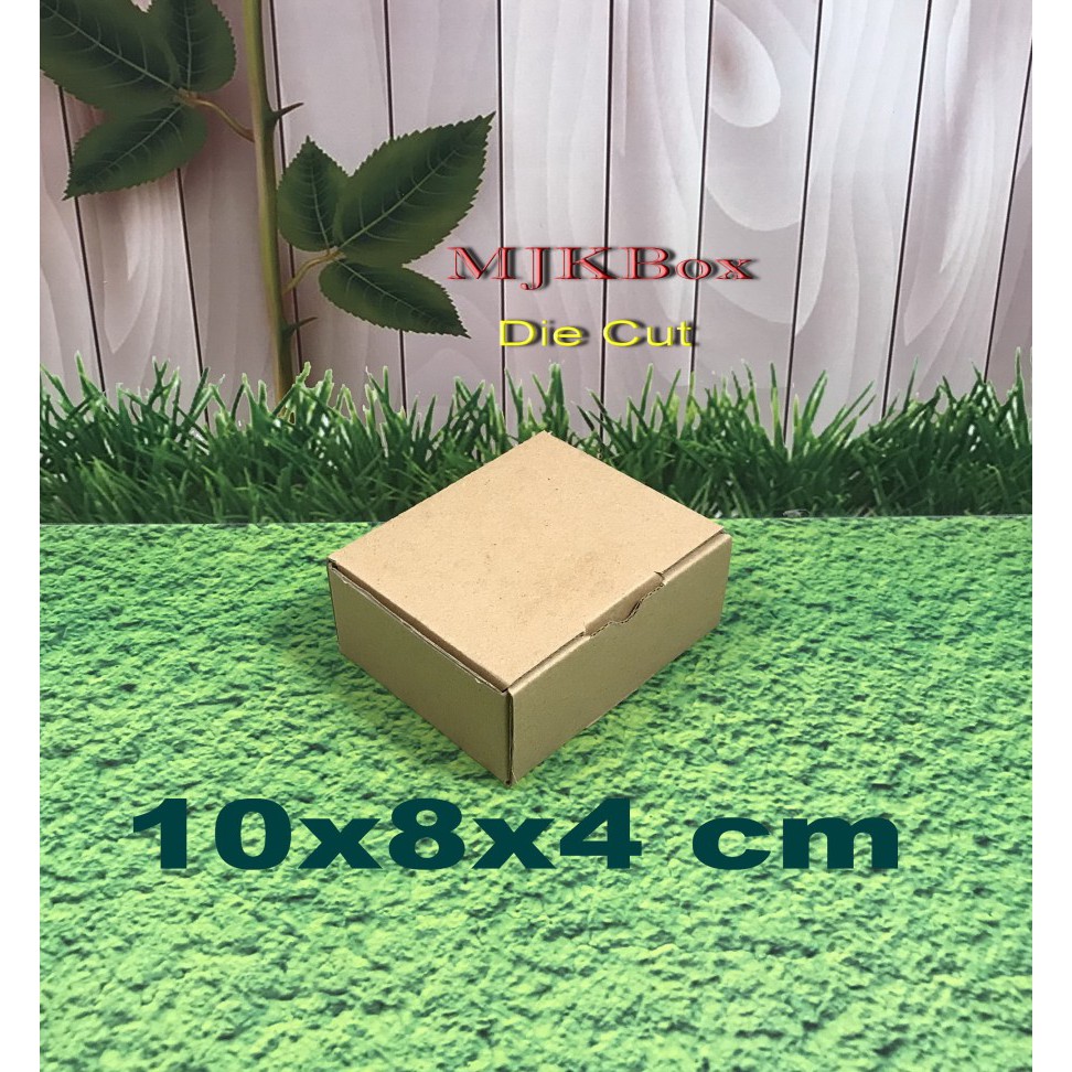 Kardus Karton Uk, 10x8x4 cm...Die Cut untuk packing kue-aksesoris-dll-1