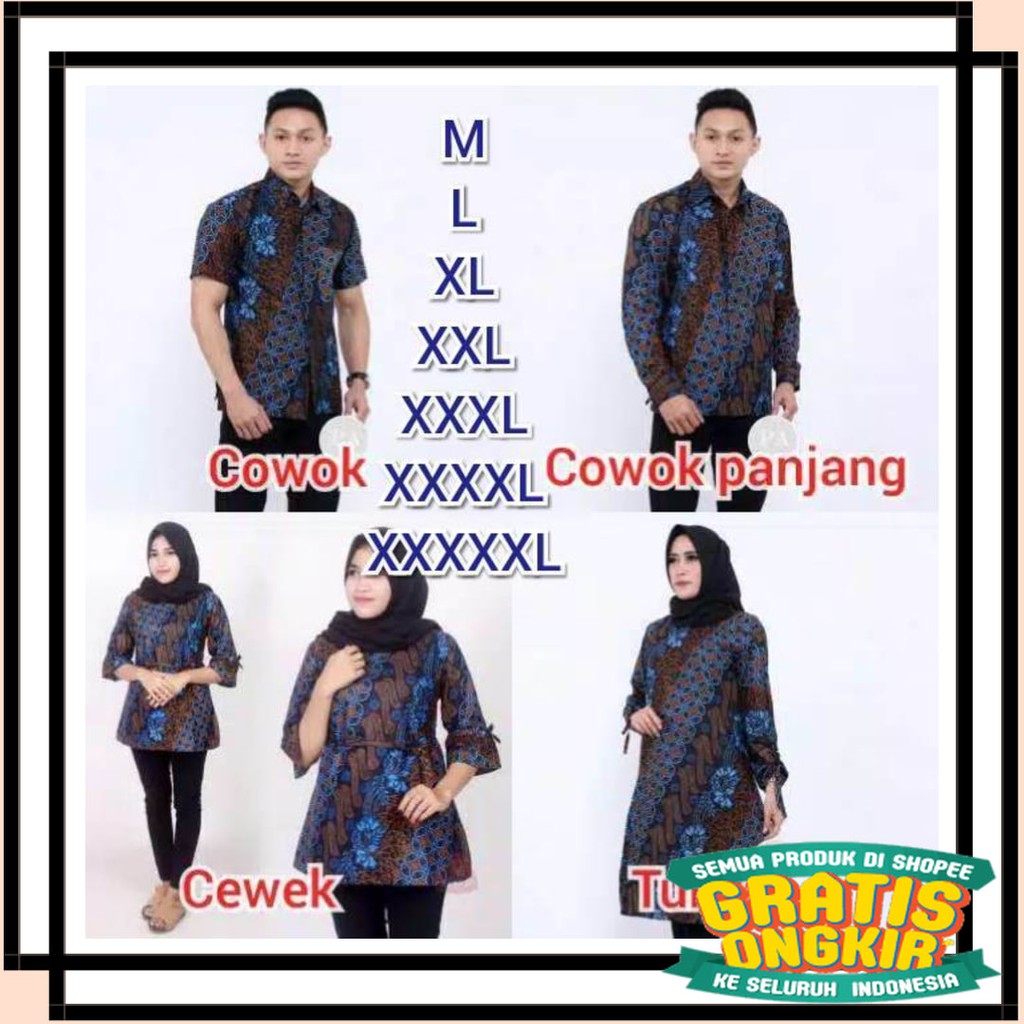 TERBARU TERMURAH TERKINI TERLARIS SEMARANG BAJU MURAH / Batik Couple NotoArto Batik IPNU-IPPNU
