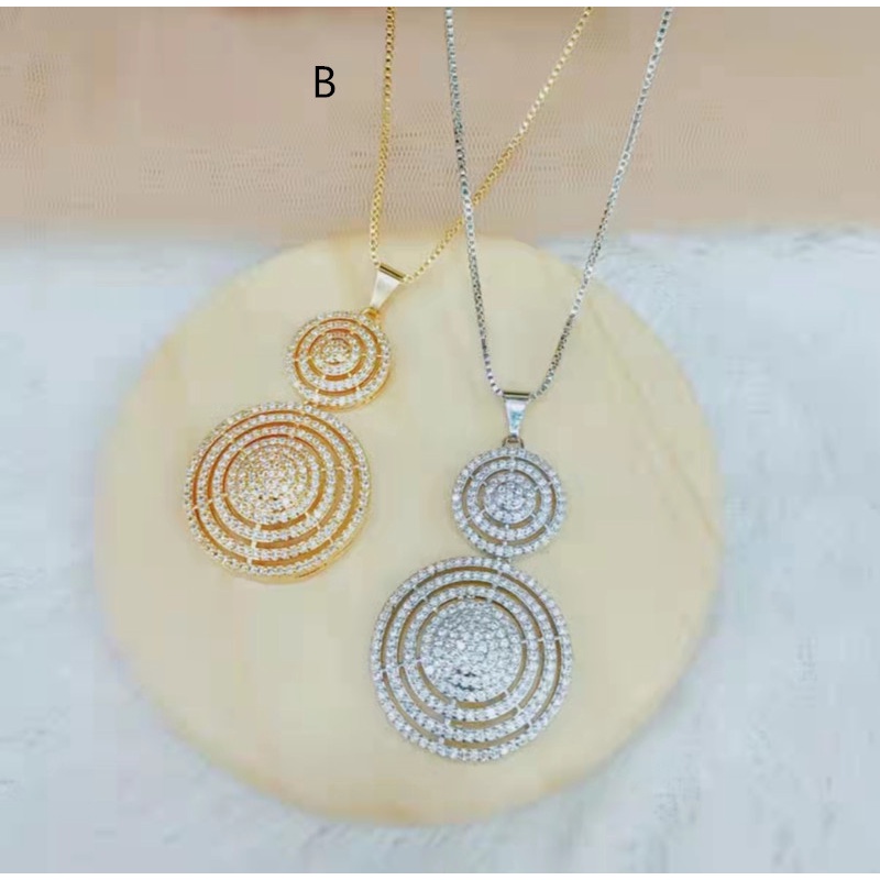 Kalung Xuping Mata Full Lapis Emas Perhiasan Wanita Jewellery L33