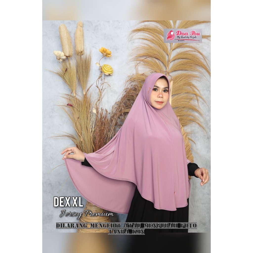 JILBAB JERSEY - DX POLOS (XL) - HIJAB DOI ORI