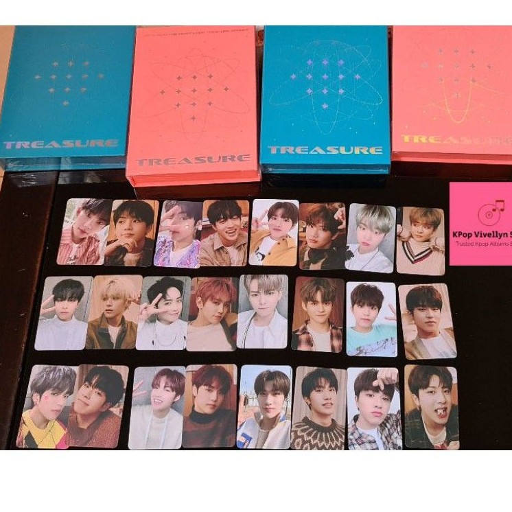 Photocard Treasure Full Album benefit kTown4u