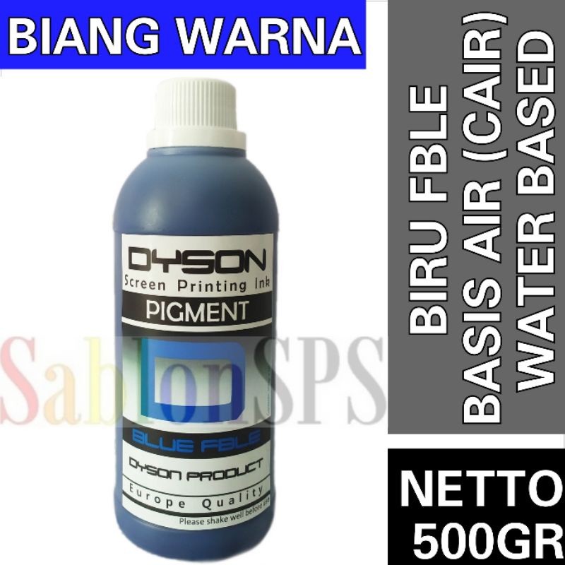 BIANG WARNA SABLON BLUE FBLE 500GR DYSON PIGMEN SABLON