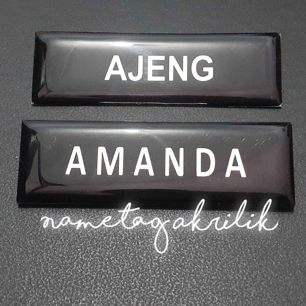

Nametag, Papan Nama Dada, Peniti
