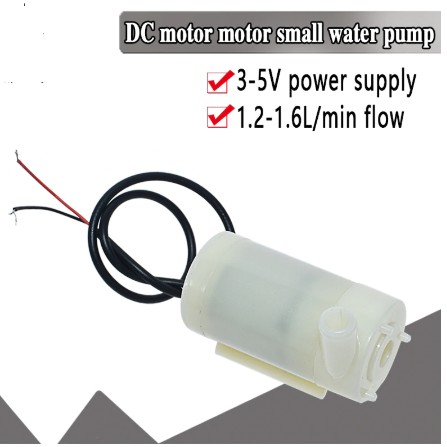 Pompa Air Celup Hisap Mini Mikro Micro Submersible Water Pump DC Kolam Akuarium