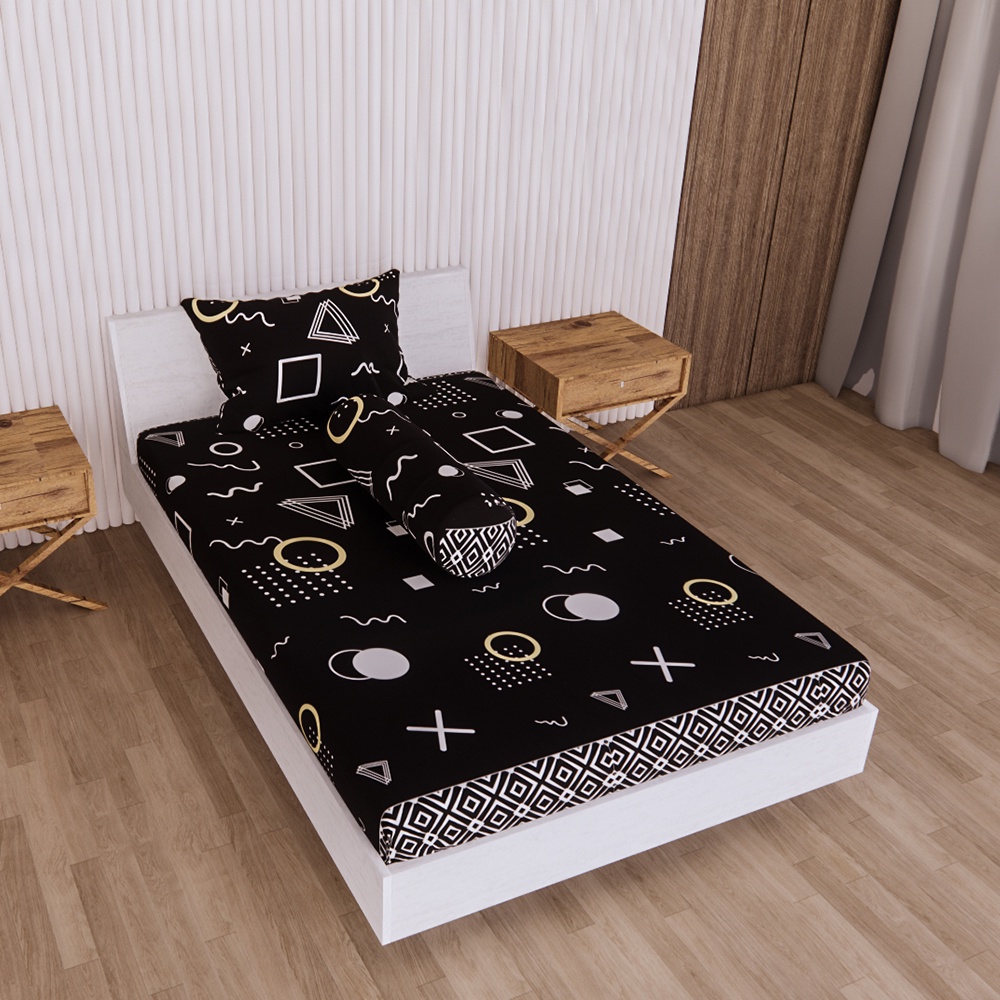 Adela Sprei Set ALFAOMEGA T20 cm - Sprei Set Tanpa Bedcover