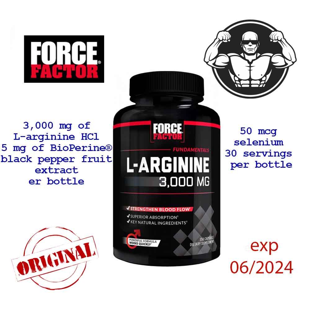 Force Factor L-Arginine 150 capsules arginine