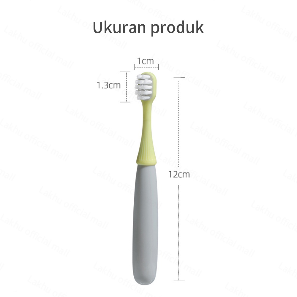 Lakhu sikat gigi bayi lembut/Sikat gigi anak lembut soft toothbrush baby 3pcs/set