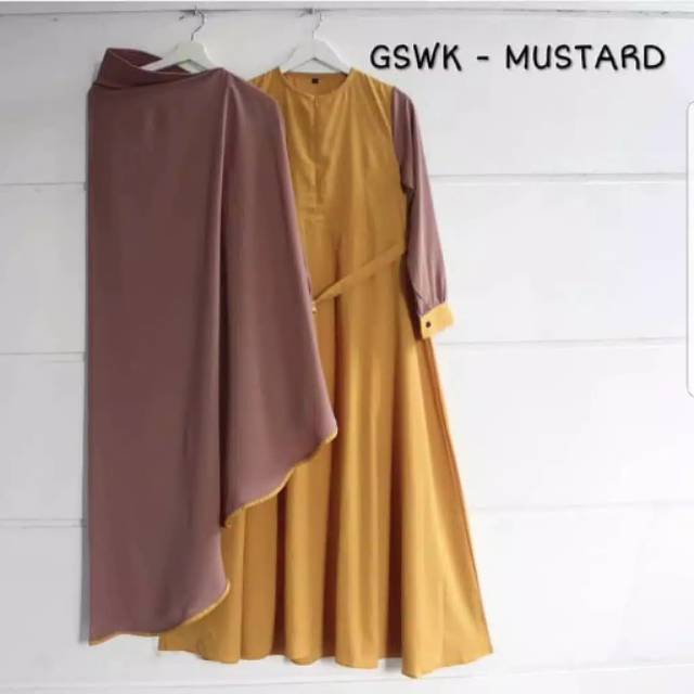 BAJU SYAR'I / AQ01 HURAIMA SYAR'I + KHIMAR / BAJU SYAR'I MURAH