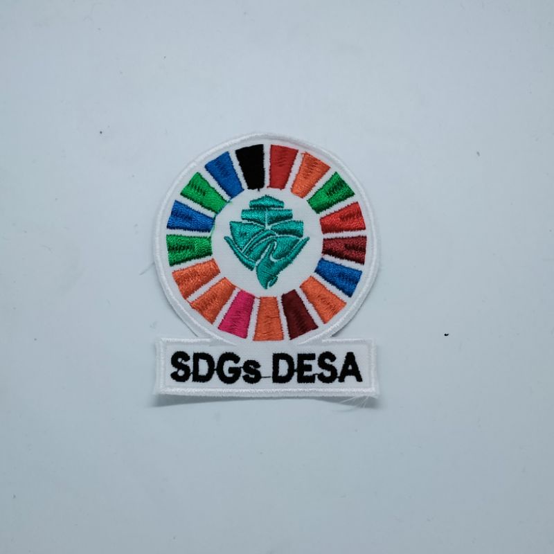 Logo Bordir SDGS Desa / Logo SDGS Desa / Bordir Logo SDGS Desa / Bordir SDGS Desa / Logo Bordir / Bo