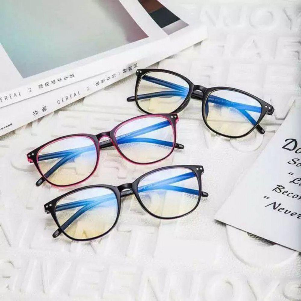 Mxbeauty Kacamata Anti Blue light PC Stylish Hitam Merah Fashion Blue light blocking Komputer Eyeglasses