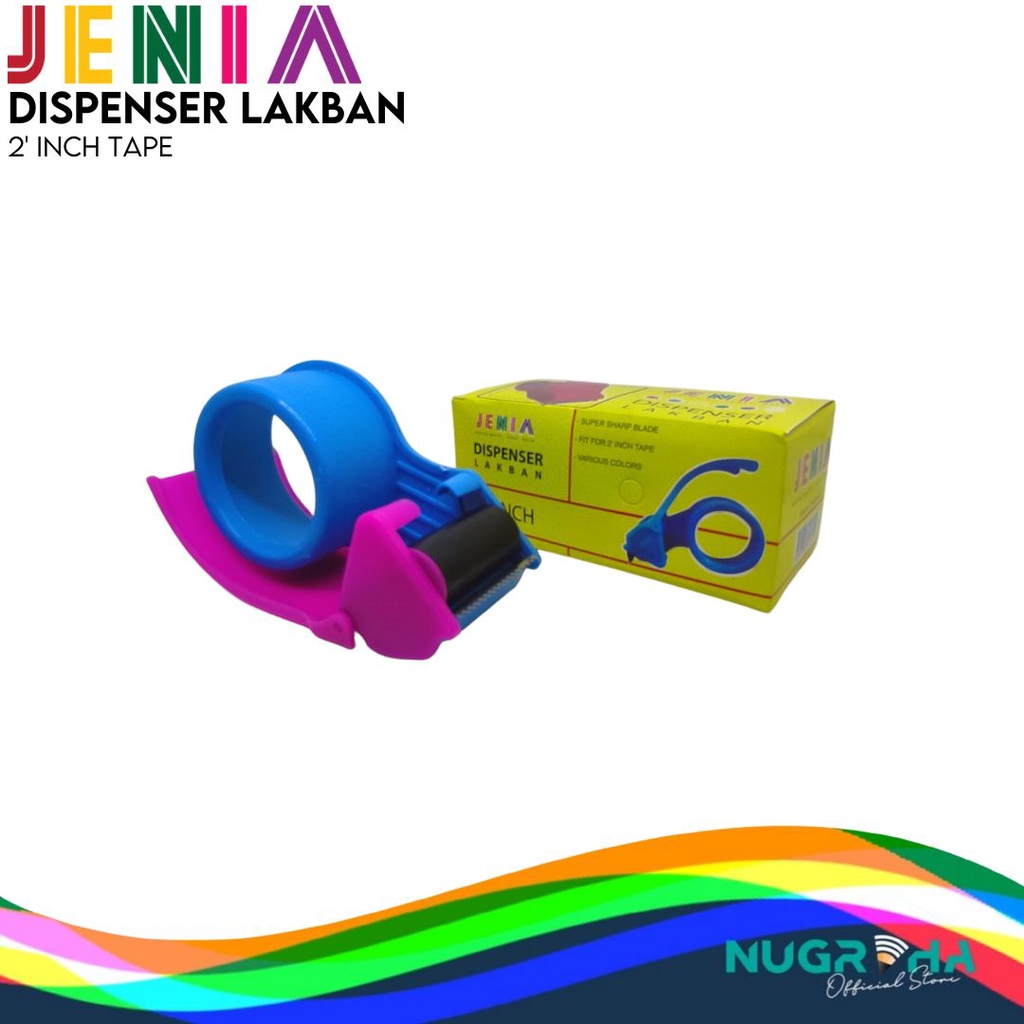 

Tape Dispenser Tape Cutter Alat potong Lakban Besar 2 Inch Jenia