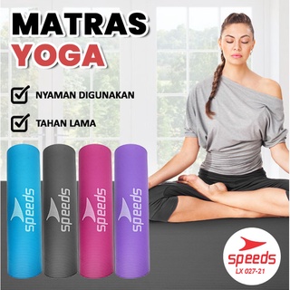 SPEEDS NBR Yoga Mat 8 Mm / Gym Karpet / Matras Alas Anti Slip LX 027-21