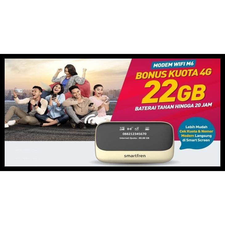 rtov mifi modem wifi router 4g powerbank smartfren andromax m5 bonus kuota vr50