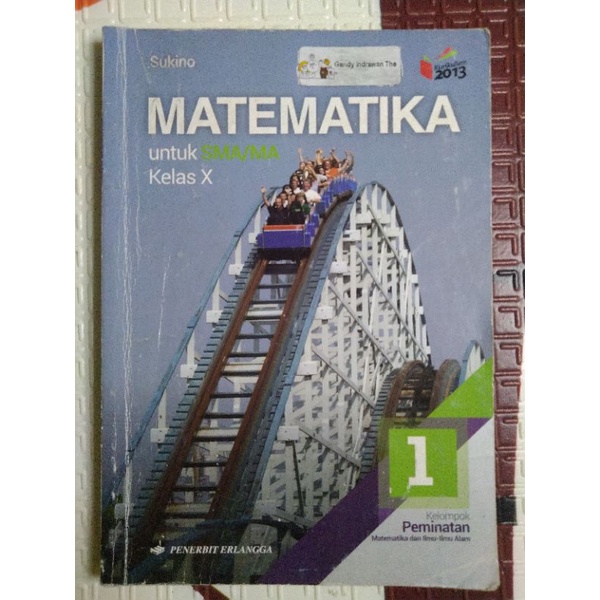 

BUKU PAKET MATEMATIKA PEMINATAN KELAS 10 PENERBIT ERLANGGA