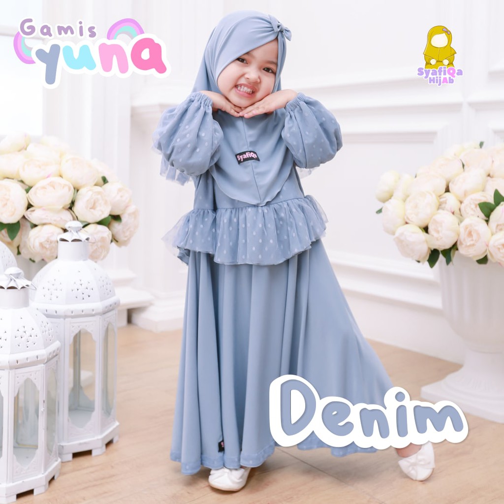 gamis YUNA | gamis anak perempuan 1 2 3 4 5 6 7 8 9 10 Th