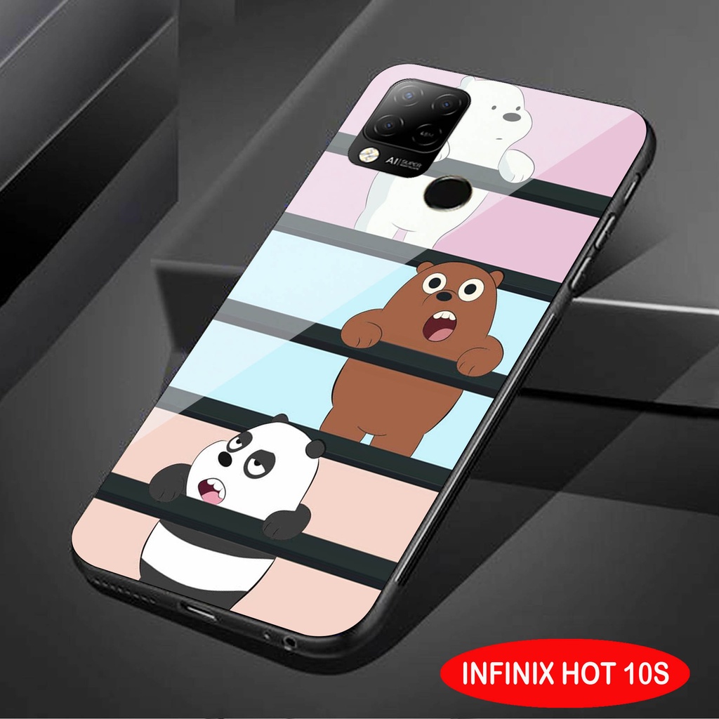 [A26] SoftCase Glass Kaca Infinix Hot 10s / Case Infinix Hot 10s / Casing Handphone Infinix Hot 10s