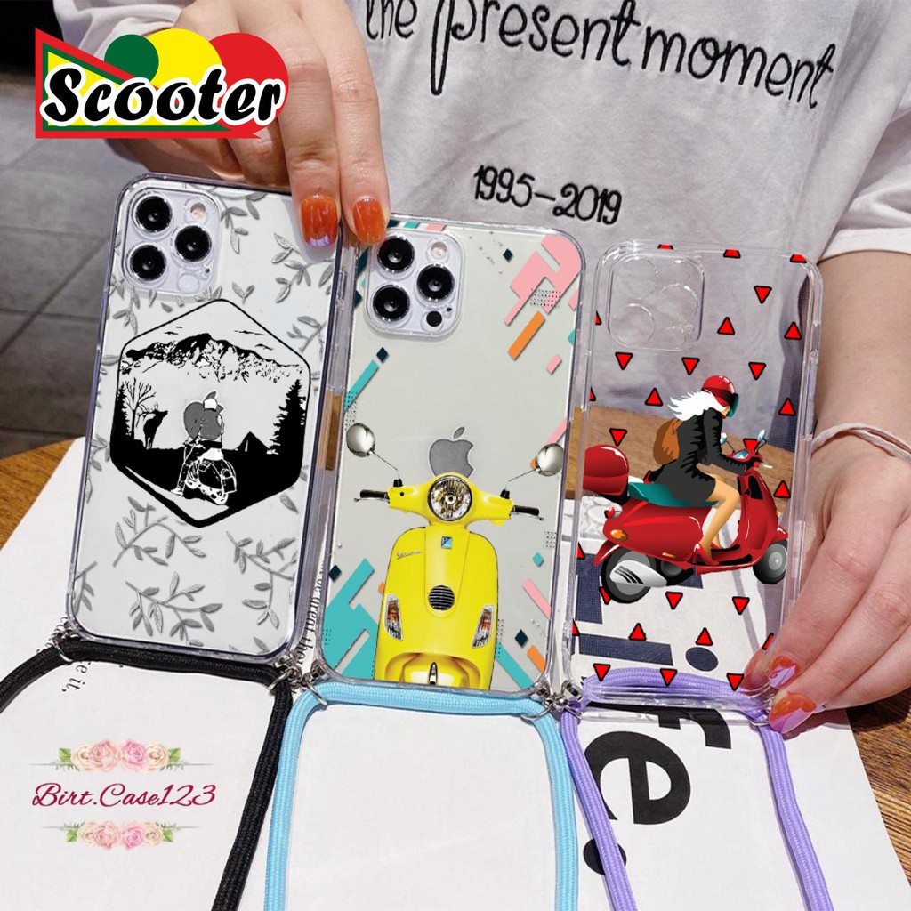 Softcase Slingcase Lanyard Bening SCOOTER Infinix Note 8 Hot 9 Play X680 X682 10 Lite BC5666