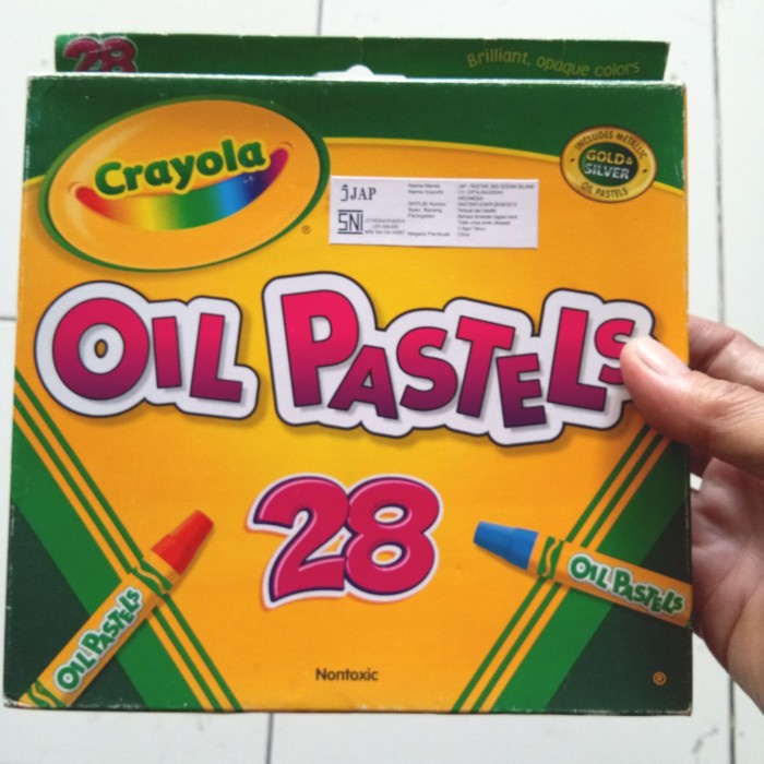 

PASTEL-DRY-OIL- CRAYOLA OIL PASTELS ISI 28 BATANG WARNA -OIL-DRY-PASTEL.