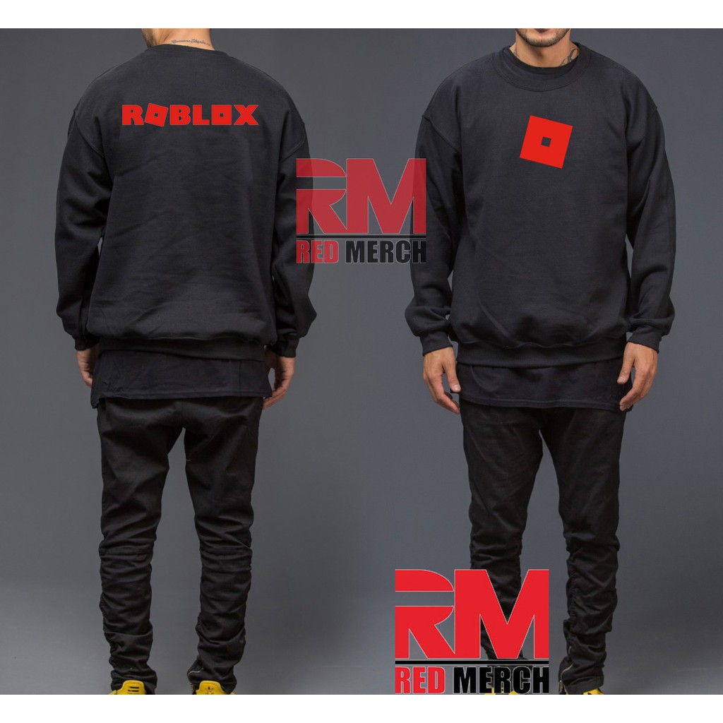 Sweater Roblox Hitam Redmerch Shopee Indonesia - gambar baju gojek roblox