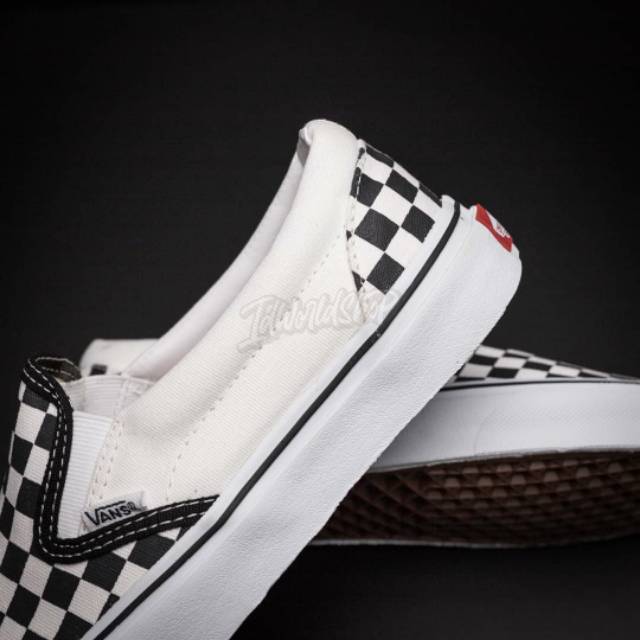 Vans Slip On Checkerboard Black White