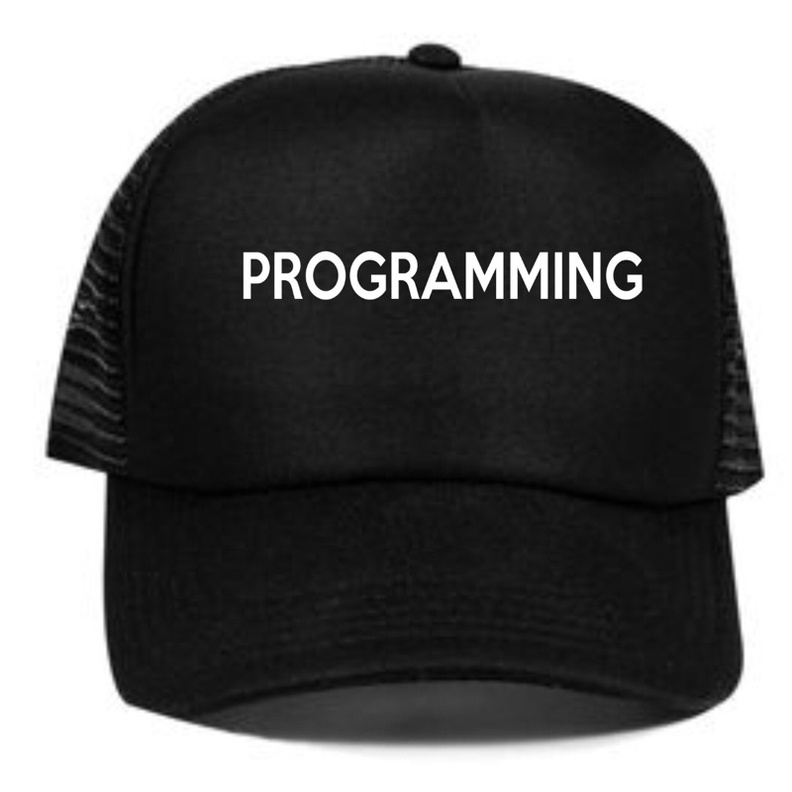 Topi Trucker PROGRAMMING