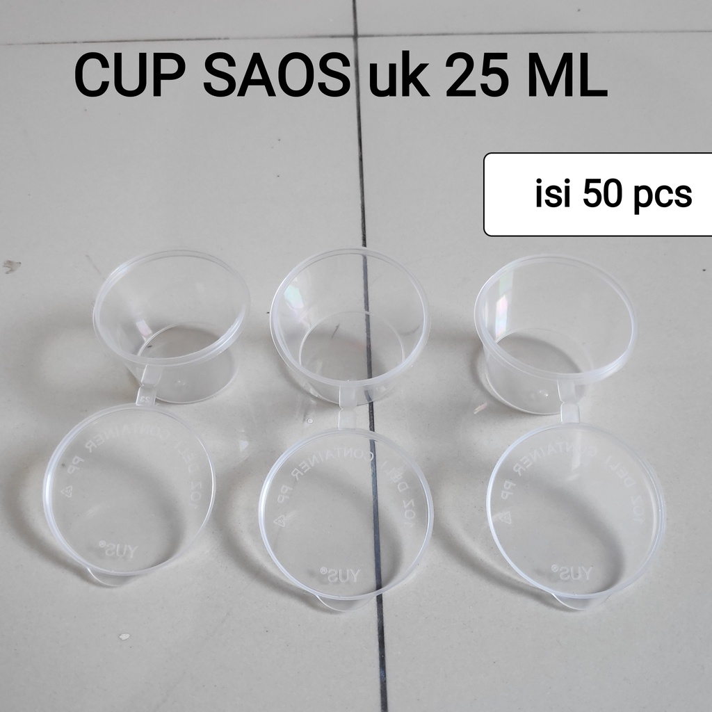 Cup Saos Uk 25ml - 35 ml - 50 ml, Tempat saos, gelas kecil