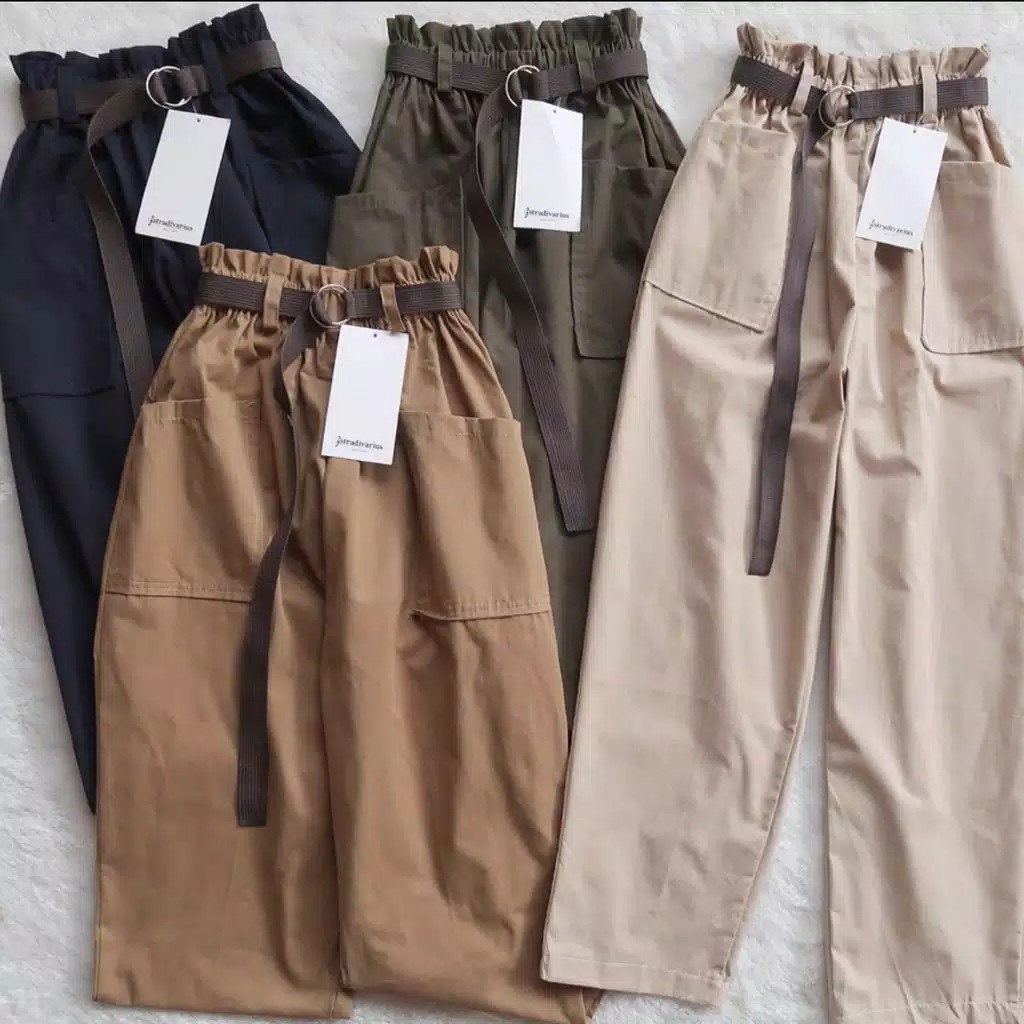 MOSH PANT (CELANA PANJANG WANITA) ALLSIZE  MATERIAL AMERICAN DRILL HQ / SENA PANTS