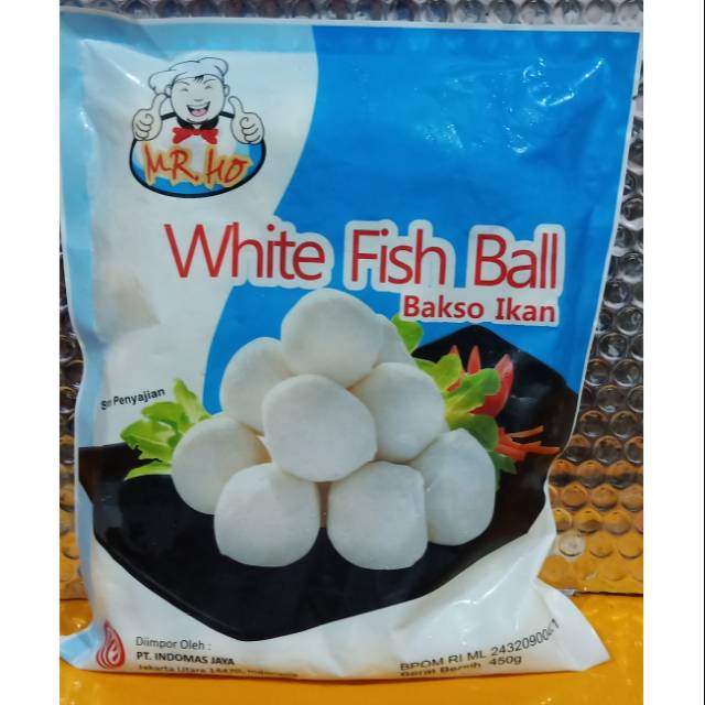 

mr ho white fish ball 450gr bakso ikan premium