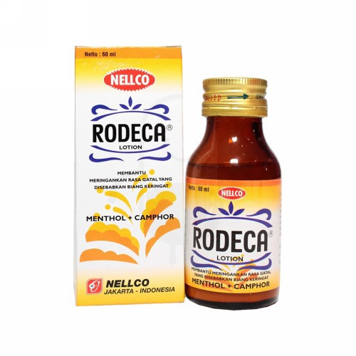 Nellco Rodeca Lotion Menthol + Camphor Bedak Cair 60 Ml