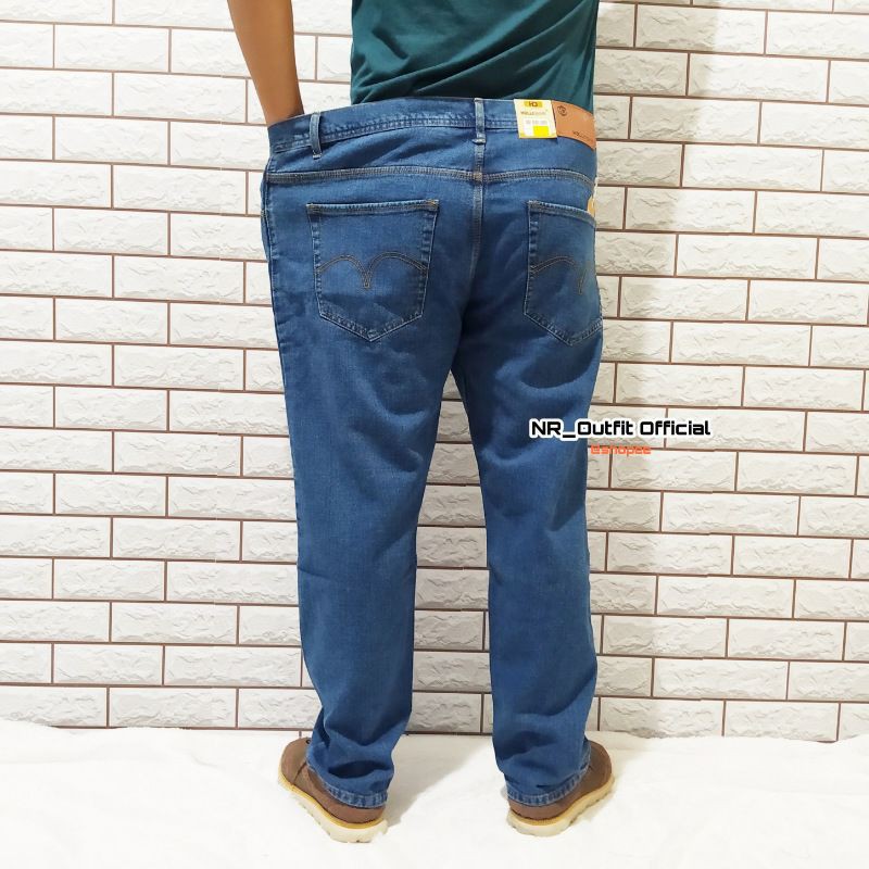 Celana Jeans Panjang Jumbo Pria 39-44 Reguler Cowok Big Size Straight NR_Outfit Official